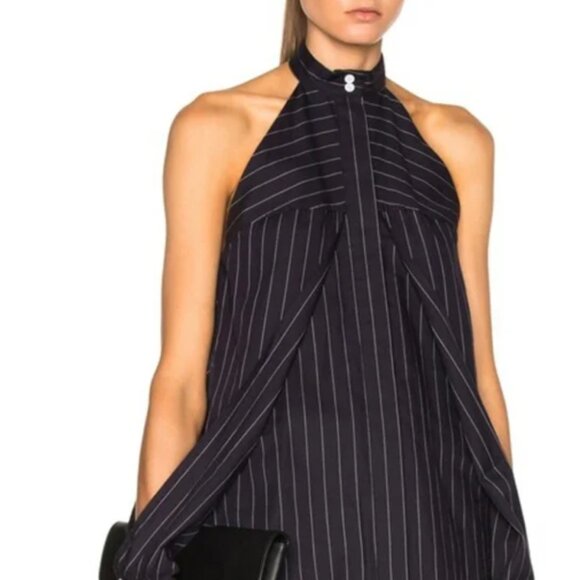 Striped Navy Women's Top - Picture 3 of 12